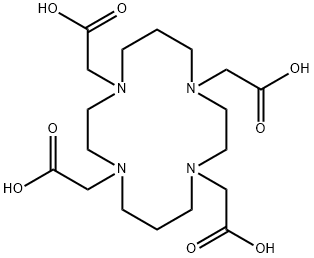 1,4,8,11-Tetraazacyclotetradecane-1,4,8,11-tetraacetic acid Structure