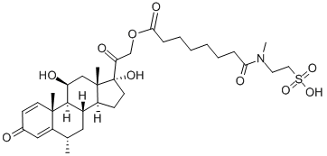 MethylprednisoloneSuleptanate Structure