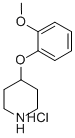 4-(2-METHOXYPHENOXY)PIPERIDINE HYDROCHLORIDE Structure