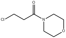 3-Chloro-1-(morpholin-4-yl)propan-1-one Structure