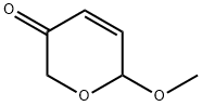 6-メトキシ-6H-ピラン-3(2H)-オン 化学構造式