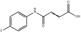 4-(4-FLUOROANILINO)-4-OXOBUT-2-ENOIC ACID Structure