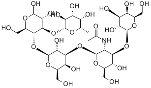 ラクト-N-フコペンタオースV 化学構造式