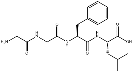 (DES-TYR1)-LEU-ENKEPHALIN Structure