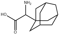 1-アダマンチル(アミノ)酢酸 化学構造式