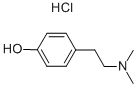 Hordenine hydrochloride Struktur