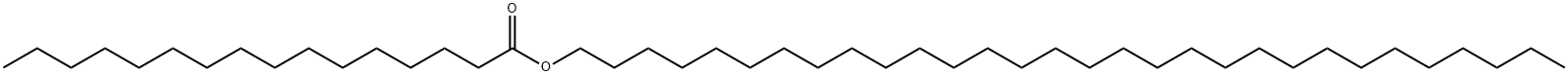ヘキサデカン酸トリアコンチル 化学構造式