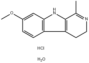 骆驼蓬灵盐酸盐二水合物, 6027-98-1, 结构式