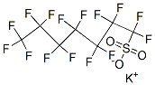ペンタデカフルオロヘプタン-1-スルホン酸カリウム 化学構造式