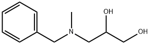 3-(N-苄基-N-甲氨基)-1,2-丙烷二醇,60278-98-0,结构式