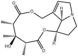 (1R,4R,5S,6S,16R)-5-ヒドロキシ-4,5,6-トリメチル-2,8-ジオキサ-13-アザトリシクロ[8.5.1.013,16]ヘキサデカ-10-エン-3,7-ジオン 化学構造式