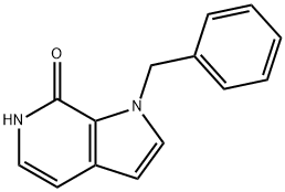 1-benzyl-1,6-dihydro-pyrrolo[2,3-c]pyridin-7-one Structure
