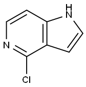 4-氯吡咯并[3,2-C]吡啶 结构式