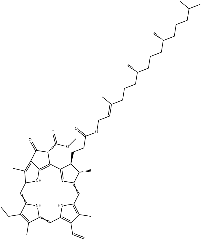 PHEOPHYTIN A Structure