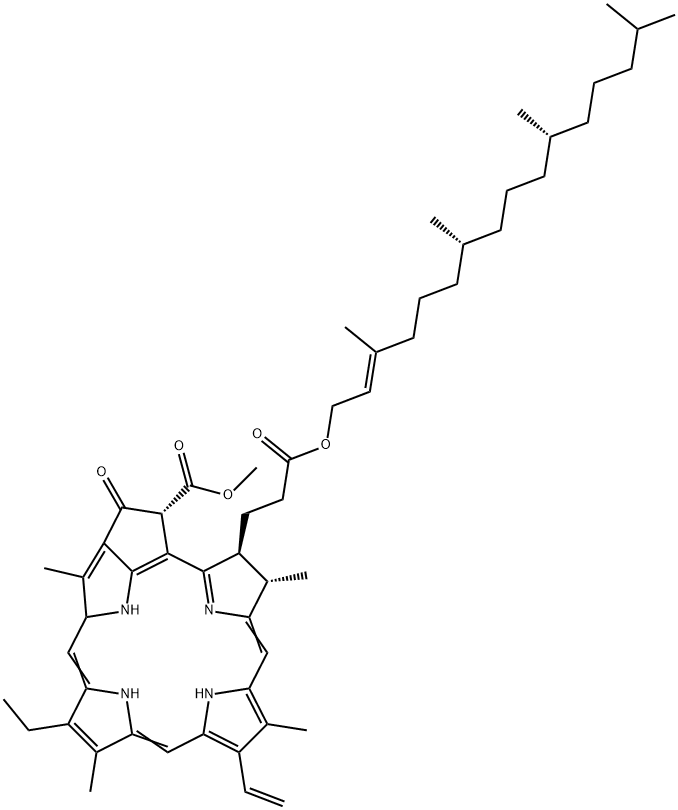 PHEOPHYTIN A 结构式