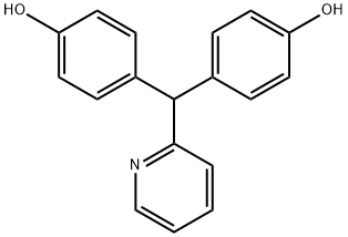 p,p'-(2-pyridylmethylene)bisphenol Structure