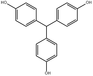 4,4',4''-トリヒドロキシトリフェニルメタン 化学構造式