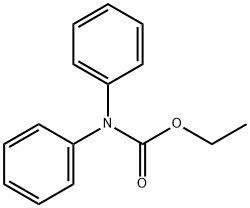 N,N-二苯基氨基甲酸乙酯, 603-52-1, 结构式