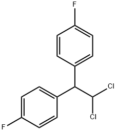 1,1'-(2,2-Dichloroethylidene)bis[4-fluorobenzene],603-55-4,结构式