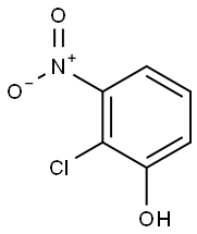 2-chloro-3-nitro-phenol Struktur