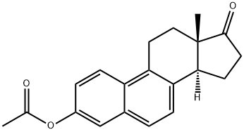 3-(アセチルオキシ)エストラ-1,3,5,7,9-ペンタエン-17-オン 化学構造式