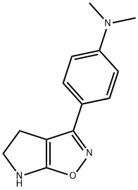 Benzenamine, 4-(5,6-dihydro-4H-pyrrolo[3,2-d]isoxazol-3-yl)-N,N-dimethyl- (9CI) Struktur