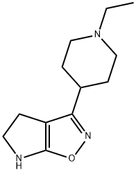 4H-Pyrrolo[3,2-d]isoxazole,3-(1-ethyl-4-piperidinyl)-5,6-dihydro-(9CI) Structure
