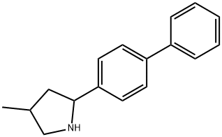 Pyrrolidine, 2-[1,1-biphenyl]-4-yl-4-methyl- (9CI) Structure