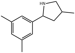 Pyrrolidine, 2-(3,5-dimethylphenyl)-4-methyl- (9CI),603068-80-0,结构式