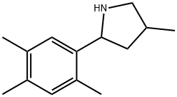 Pyrrolidine, 4-methyl-2-(2,4,5-trimethylphenyl)- (9CI) Structure