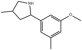 Pyrrolidine, 2-(3-methoxy-5-methylphenyl)-4-methyl- (9CI)|