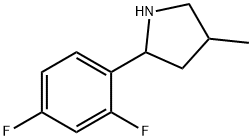 Pyrrolidine, 2-(2,4-difluorophenyl)-4-methyl- (9CI)|