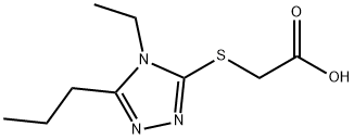 Acetic acid, [(4-ethyl-5-propyl-4H-1,2,4-triazol-3-yl)thio]- (9CI)|