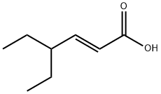 (E)-4-ethylhex-2-enoic acid Struktur