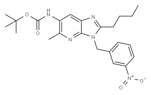 Carbamic acid, [2-butyl-5-methyl-3-[(3-nitrophenyl)methyl]-3H-imidazo[4,5-b]pyridin-6-yl]-, 1,1-dimethylethyl ester (9CI)|