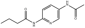 Butanamide, N-[5-(acetylamino)-2-pyridinyl]- (9CI) 结构式