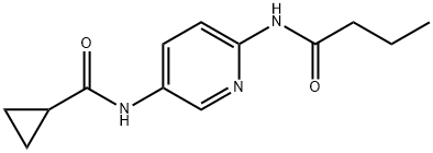 603083-66-5 Cyclopropanecarboxamide, N-[6-[(1-oxobutyl)amino]-3-pyridinyl]- (9CI)