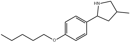 Pyrrolidine, 4-methyl-2-[4-(pentyloxy)phenyl]- (9CI) Struktur