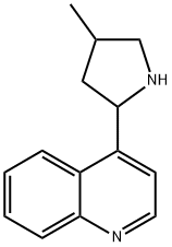 Quinoline, 4-(4-methyl-2-pyrrolidinyl)- (9CI) Struktur
