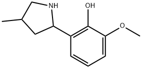Phenol, 2-methoxy-6-(4-methyl-2-pyrrolidinyl)- (9CI) Struktur