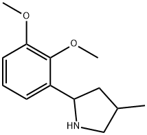 Pyrrolidine, 2-(2,3-dimethoxyphenyl)-4-methyl- (9CI) Struktur