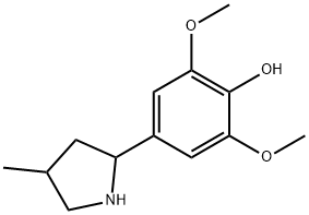 Phenol, 2,6-dimethoxy-4-(4-methyl-2-pyrrolidinyl)- (9CI) Struktur