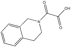 3,4-ジヒドロ-2(1H)-イソキノリニル(オキソ)酢酸 化学構造式