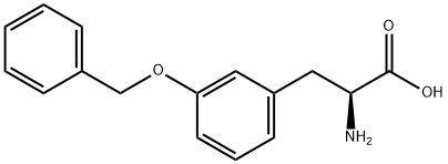 3-苄氧基-DL-苯丙氨酸 结构式