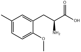 DL-2-Methoxy-5-methylphenylalanine Struktur
