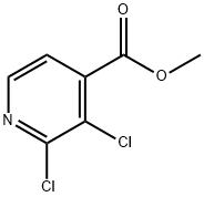 2,3-二氯吡啶-4-甲酸甲酯, 603124-78-3, 结构式