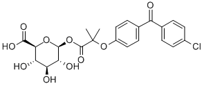 FENOFIBRYL GLUCURONIDE Struktur