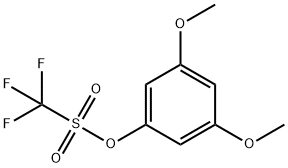 3 5-DIMETHOXYPHENYL TRIFLUOROMETHANESUL& Struktur