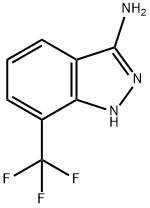 7-(トリフルオロメチル)-1H-インダゾール-3-アミン 化学構造式