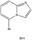 5-ブロモイミダゾ[1,2-A]ピリジン臭化水素酸塩 化学構造式